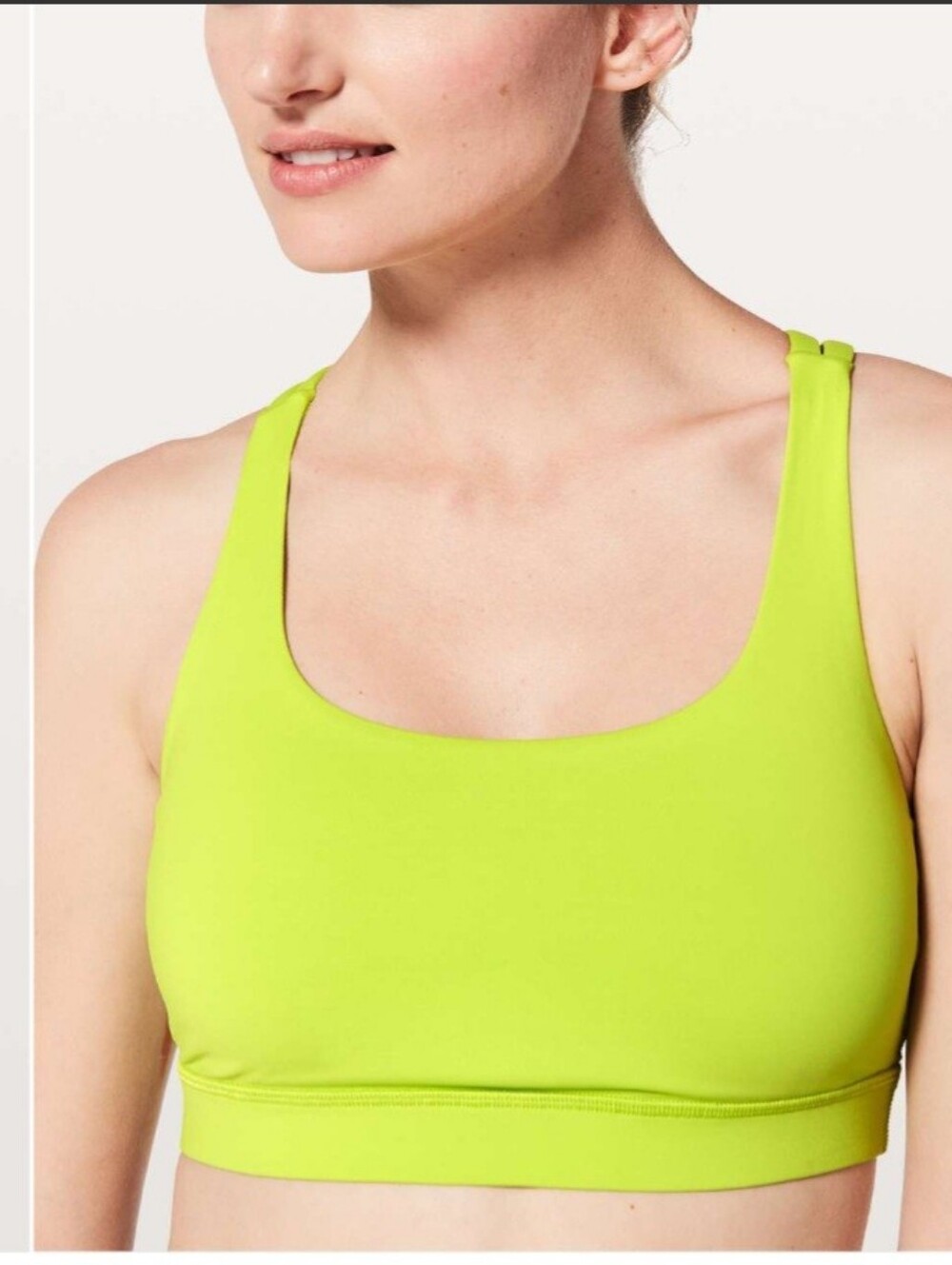 Lululemon Energy Bra/Lucid Lime Material: Luxtreme